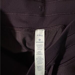 Lululemon lined studio pants